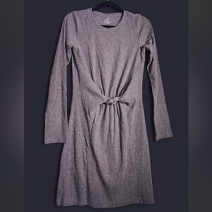 Aerie Charcoal Long Sleeve Dress